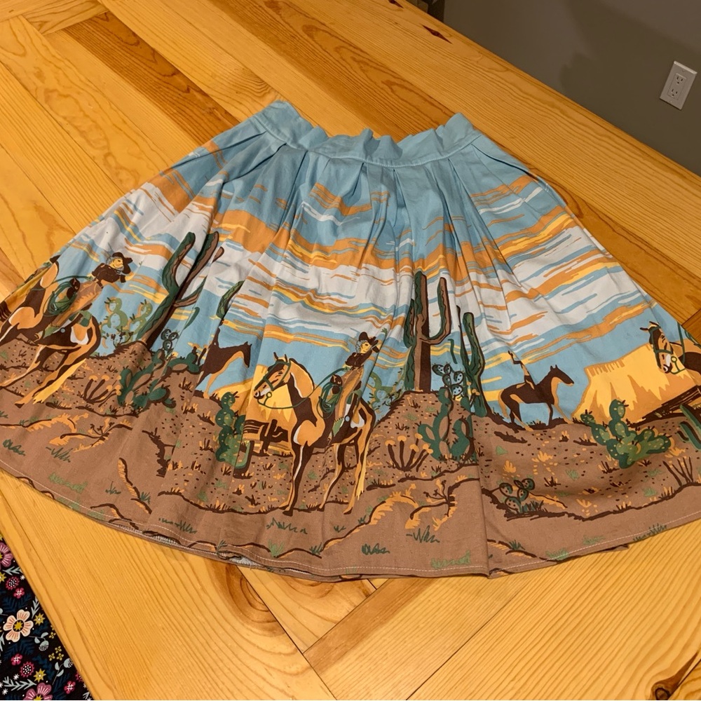 Dancing Days by Banned. Vintage themed cowgirl skirt.